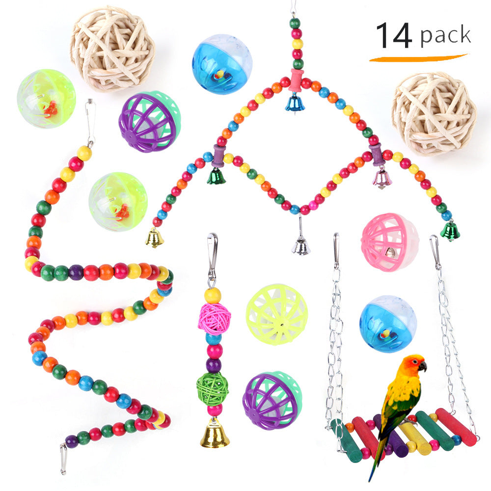 Fashion Personalized New Pet Birds Toys Suit